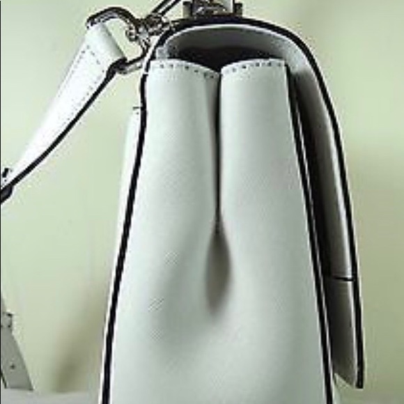 Michael Kors “Callie” white leather purse - Picture 4 of 7